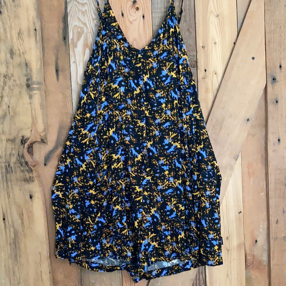 RCVA short buttons up romper set WITH Pockets